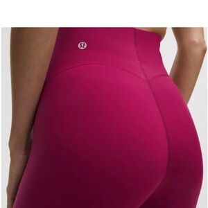 Lululemon athletica Glow Up super high waist Leggings magenta smoke